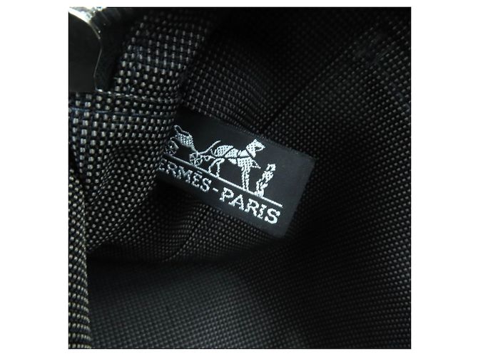 Hermès Her Line graue Canvas Tote Bag Braun - Ansicht 11