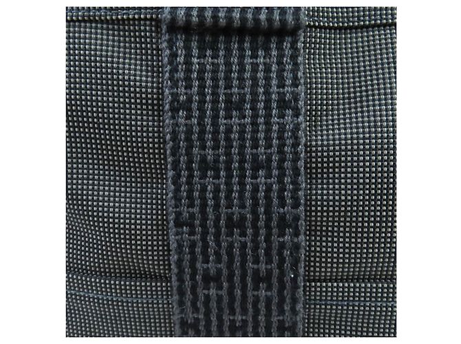 Hermès Her Line graue Canvas Tote Bag Braun - Ansicht 9