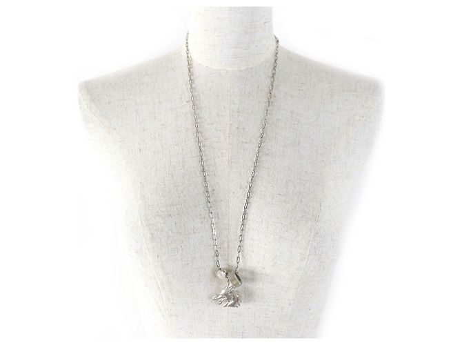 Hermès Hermes Talisman Dragon H Motif Pendant Necklace - view 4