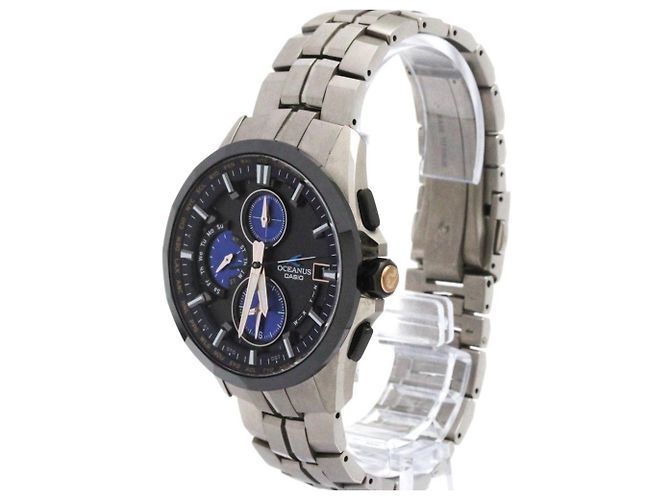 Casio Oceanus Manta 10th Anniversary Solar Titanium Watch - view 2