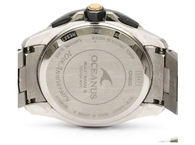 Casio Oceanus Manta 10th Anniversary Solar Titanium Watch - view 6
