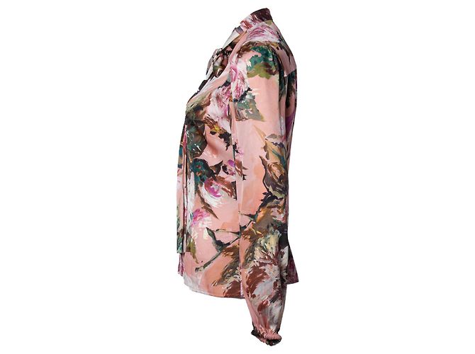Bluse mit Blumenmuster Dolce & Gabbana Mehrfarben - Ansicht 2