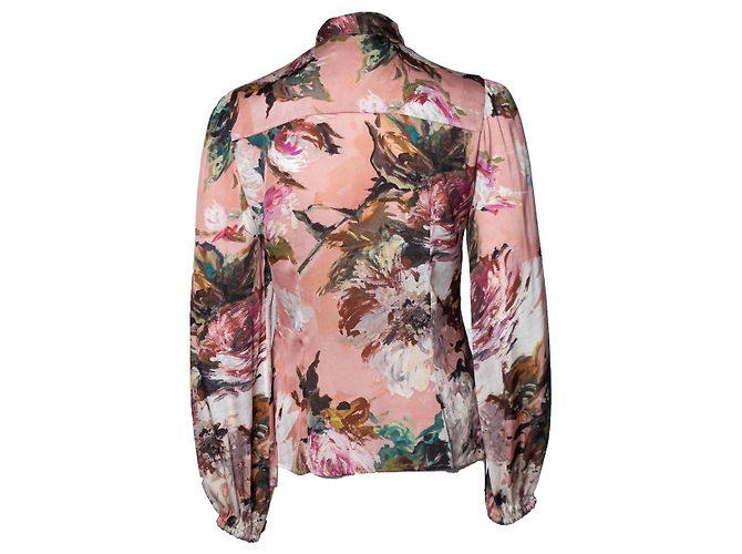Bluse mit Blumenmuster Dolce & Gabbana Mehrfarben - Ansicht 3