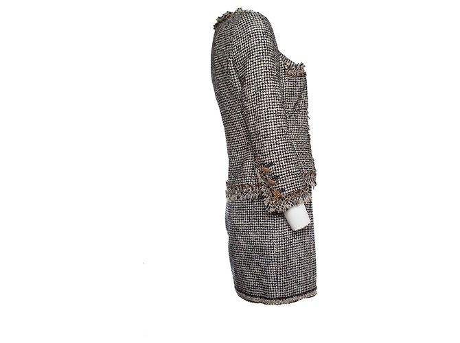 Conjunto de tweed Chanel Preto - vista 3