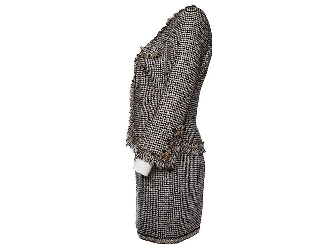 Conjunto de tweed Chanel Preto - vista 4