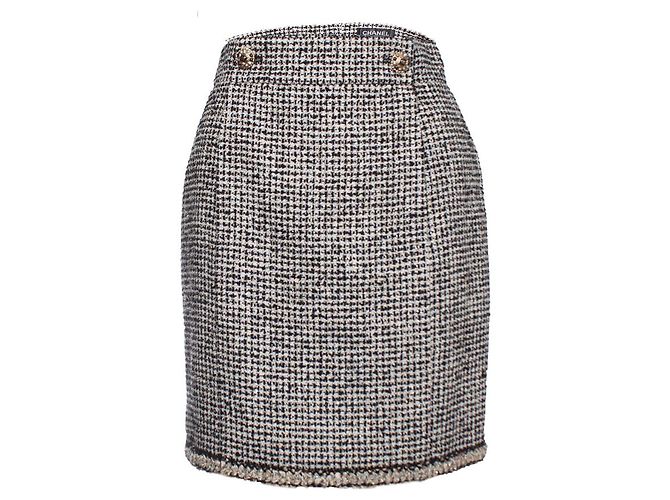 Conjunto de tweed Chanel Preto - vista 6