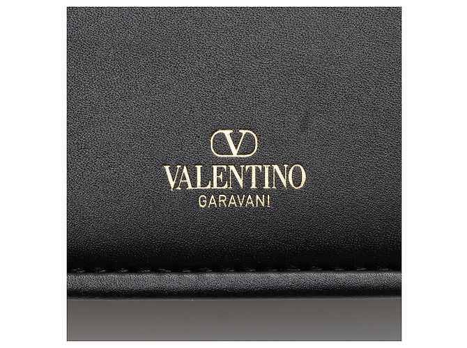 Valentino Garavani Borsa a Spalla Piccola in Pelle di Vitello Valentino Nero - vista 10