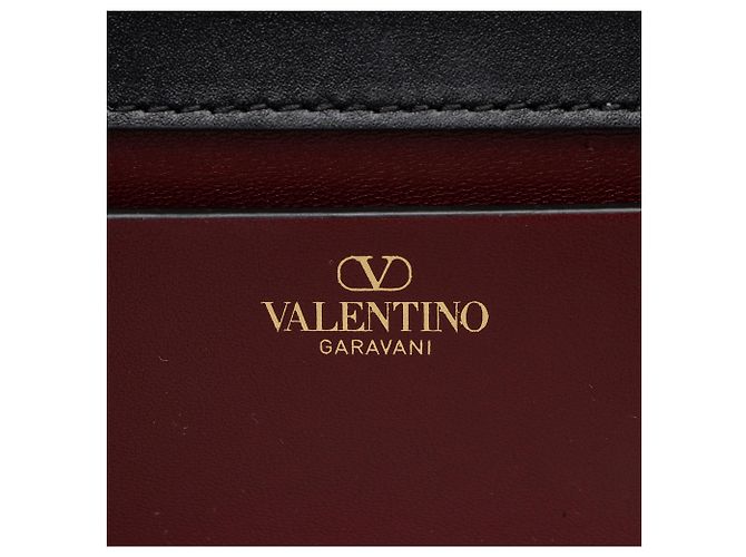 Valentino Garavani Borsa a Spalla Piccola in Pelle di Vitello Valentino Nero - vista 7