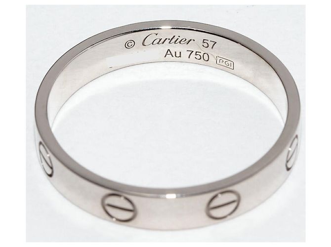 Cartier Love Ring Au750 Ringgröße 57 Silber Metallisch - Ansicht 4