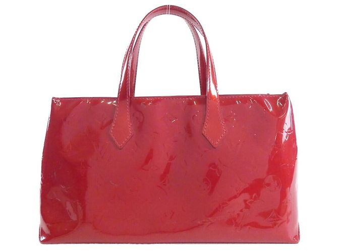 Borsa Wilshire Vernis Louis Vuitton Rosso - vista 2