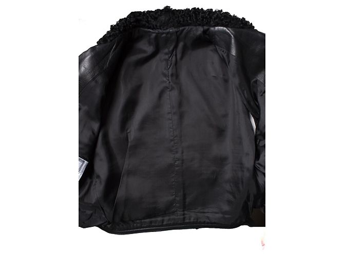 Lederweste Gianni Versace Couture Runway Schwarz - Ansicht 5