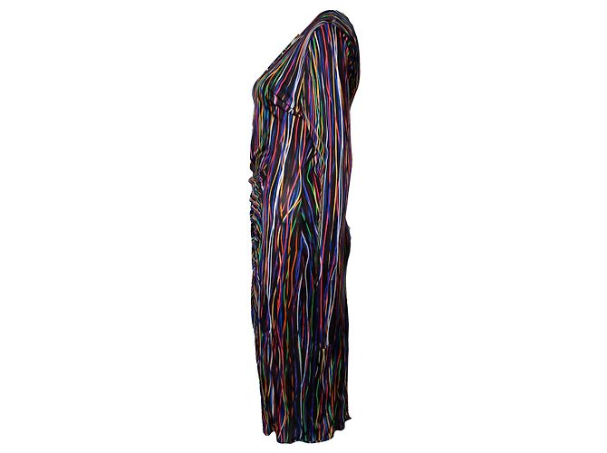 Vêtements Robe enroulée en fil de la dynastie Vetements Multicolore - vue 2