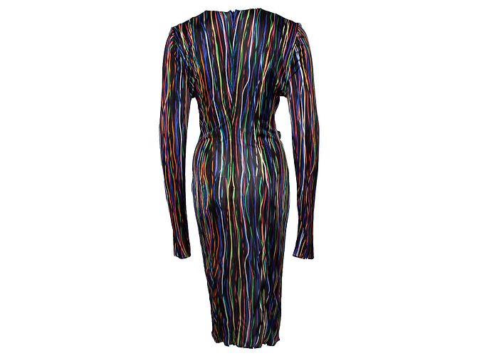 Vêtements Robe enroulée en fil de la dynastie Vetements Multicolore - vue 3