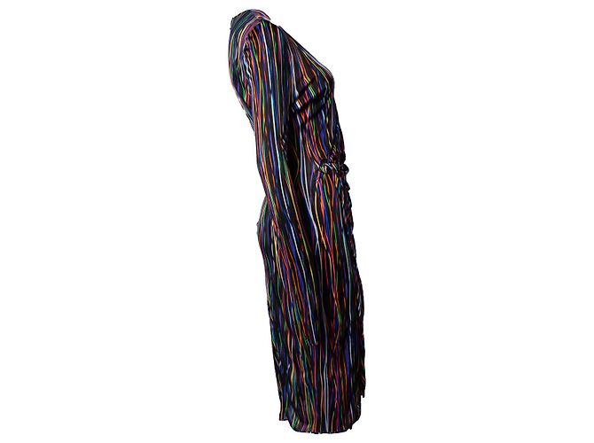 Vêtements Robe enroulée en fil de la dynastie Vetements Multicolore - vue 4