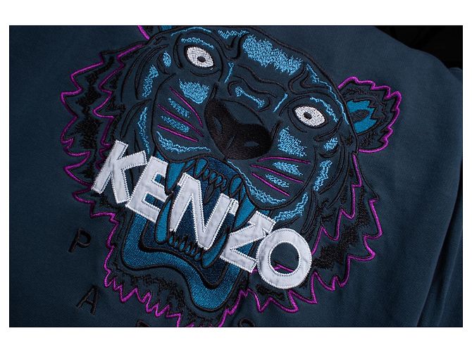 Suéter Kenzo Tiger Azul - vista 6