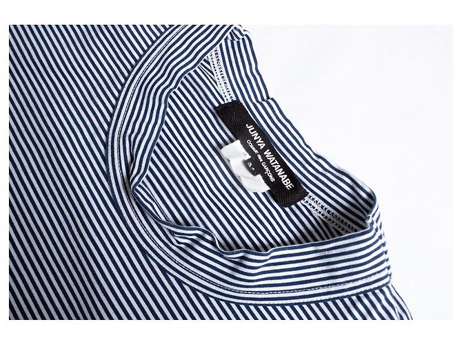 Camiseta a rayas Junya Watanabe Blanco - vista 6