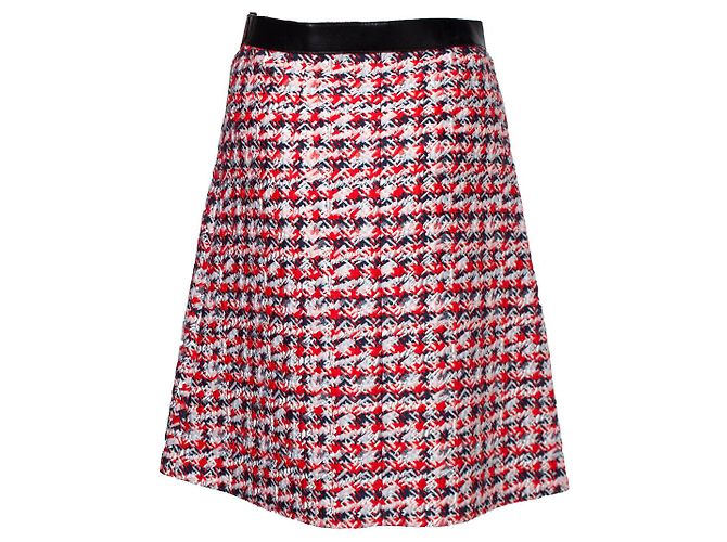 Falda envolvente de tweed Louis Vuitton Multicolor - vista 2