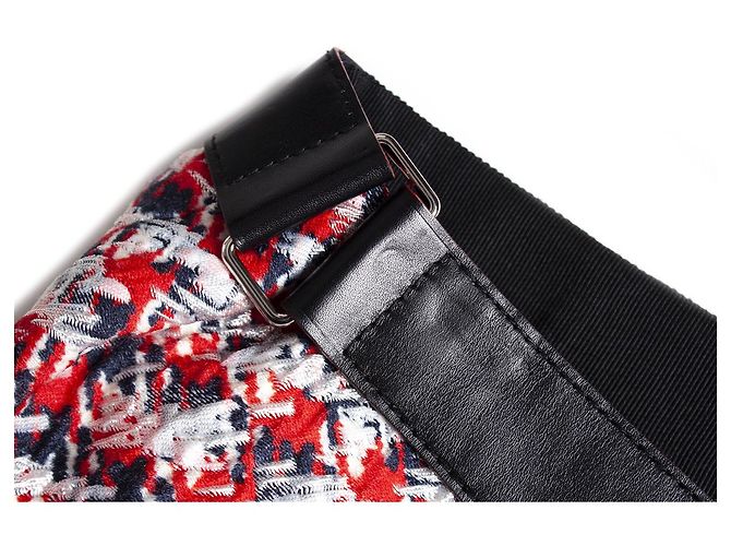 Falda envolvente de tweed Louis Vuitton Multicolor - vista 5