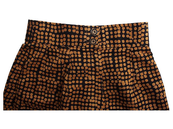 Bermuda Christian Lacroix com bolinhas Preto - vista 6