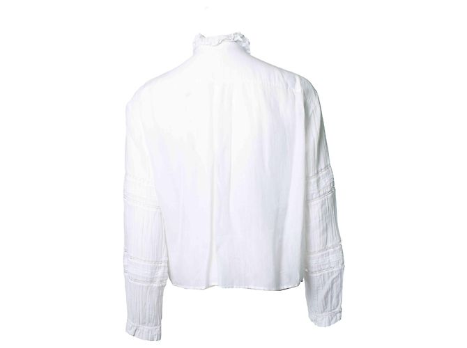 Rüschbluse Isabel Marant Étoile in Weiß - Ansicht 3