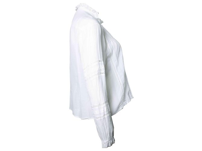 Rüschbluse Isabel Marant Étoile in Weiß - Ansicht 4