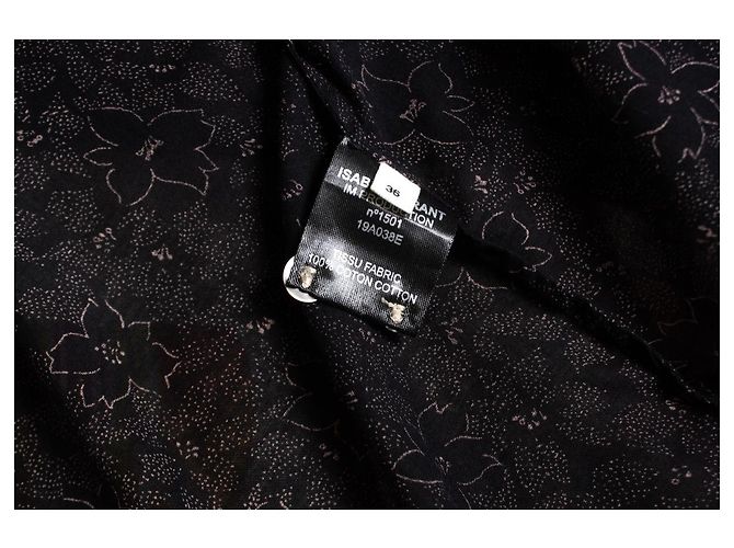 Blusa floreale nera e beige Isabel Marant Étoile Nero - vista 5