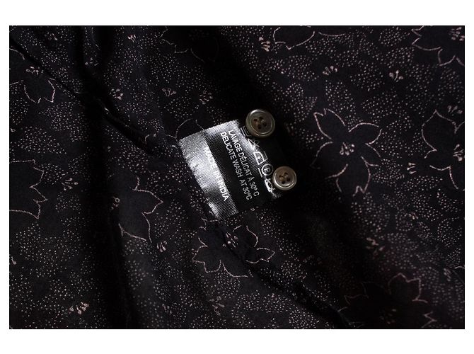 Blusa floreale nera e beige Isabel Marant Étoile Nero - vista 6