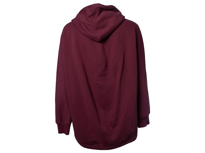 Sudadera oversized Balenciaga en Burdeos Roja - vista 3