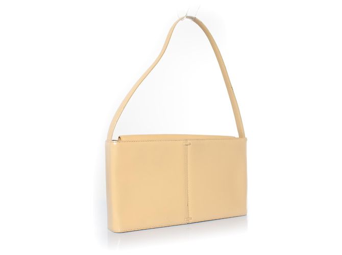 Donna Karan Borsa a spalla in pelle DKNY gialla morbida Giallo - vista 2