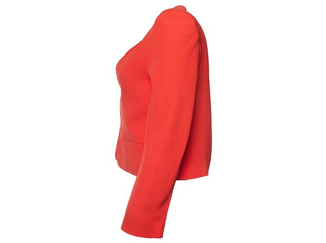 Blazer sin botones rojo coral de Vanessa Bruno Roja - vista 2