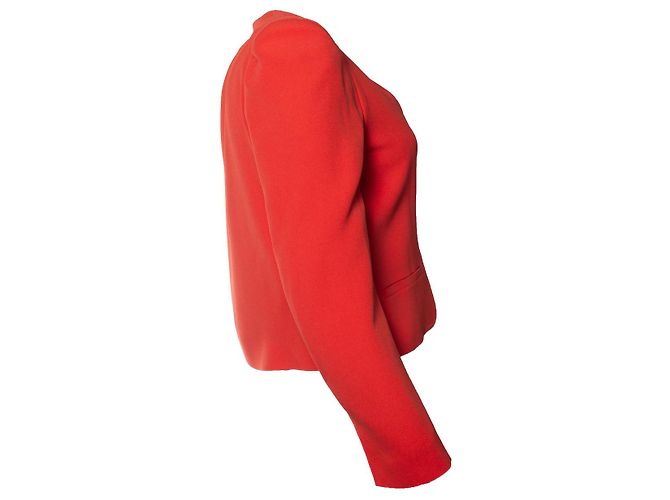 Blazer sin botones rojo coral de Vanessa Bruno Roja - vista 4