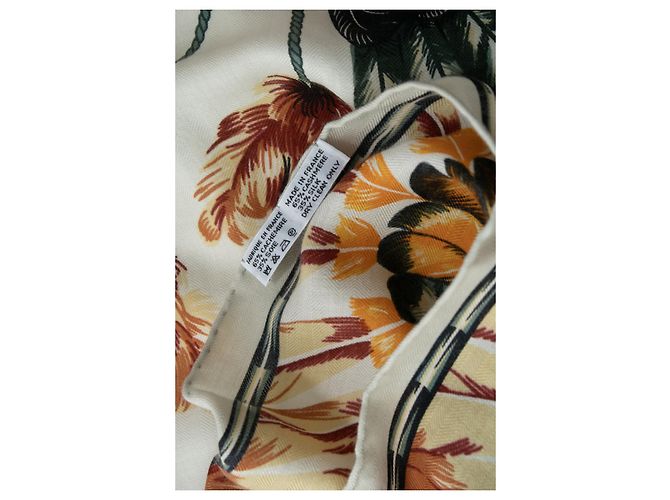 Bufanda de cachemira y seda HERMÈS BRASIL Multicolor - vista 4
