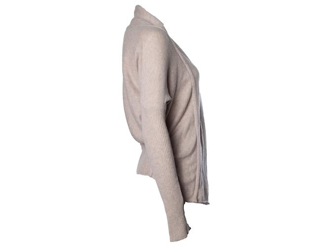 Zadig & Voltaire Cardigan mit Sicherheitsnadel Braun Beige - Ansicht 4