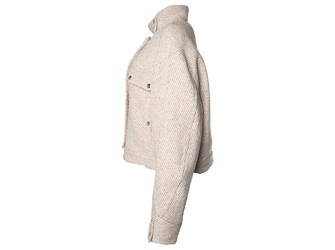 Chaqueta IRO Farrah en natural Castaño Carne - vista 4