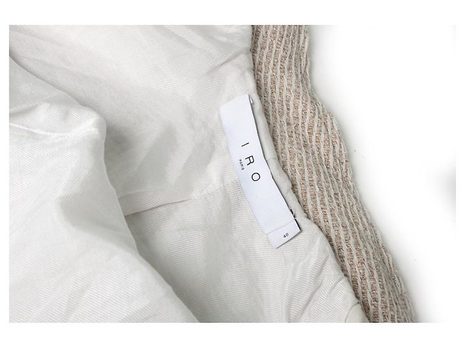 Chaqueta IRO Farrah en natural Castaño Carne - vista 6