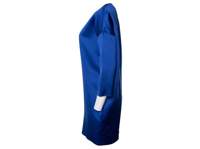 Céline Abito in misto seta blu cobalto Celine - vista 2