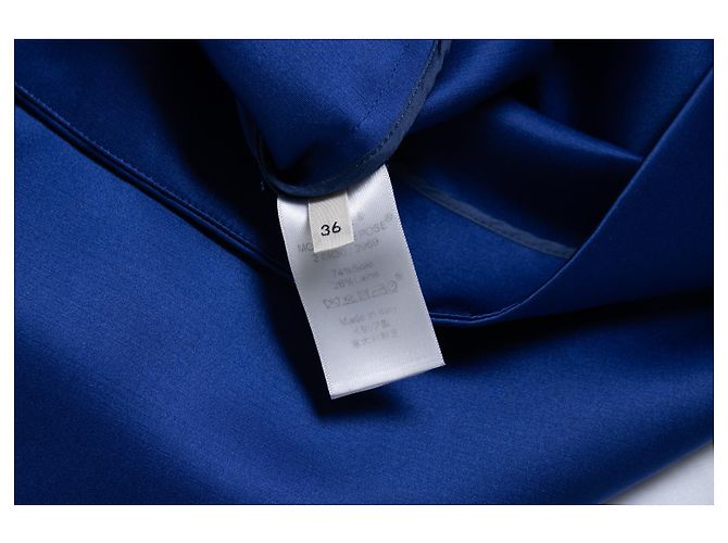 Céline Abito in misto seta blu cobalto Celine - vista 8