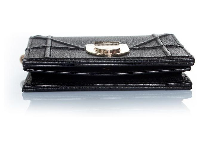 Christian Dior Portafoglio Dior Diorama Folio in nero - vista 4