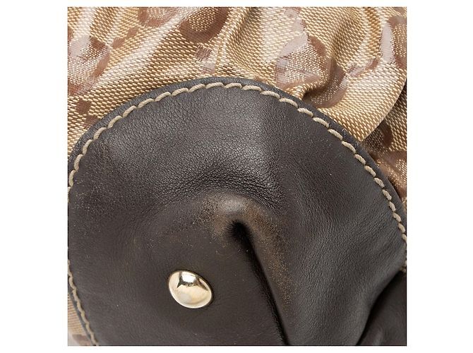 Bolsa Gucci GG Crystal Supreme Mix Marrom - vista 10