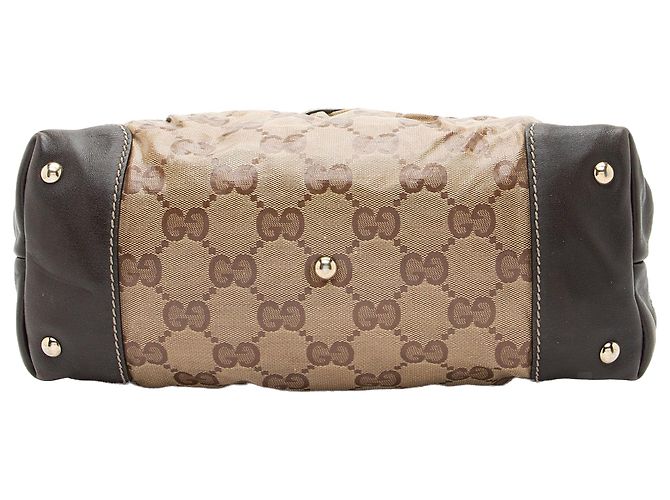 Bolsa Gucci GG Crystal Supreme Mix Marrom - vista 4