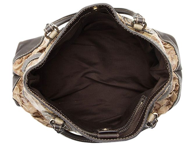 Bolsa Gucci GG Crystal Supreme Mix Marrom - vista 7