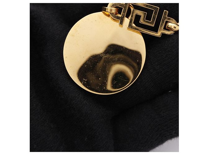 Collier Medusa Greca en or avec strass Versace - vue 5