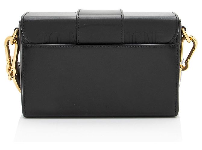 30 Montaigne Bolsa de Ombro Montaigne 30 em Couro de Bezerro Dior Preto - vista 3