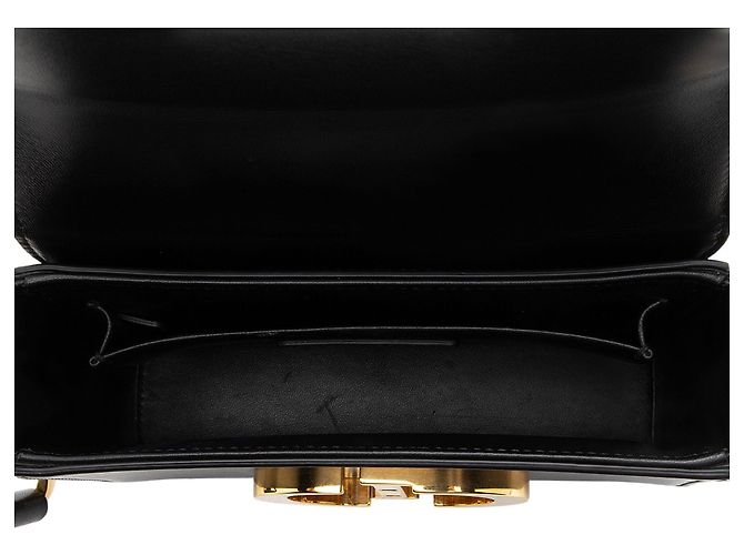 30 Montaigne Bolsa de Ombro Montaigne 30 em Couro de Bezerro Dior Preto - vista 7