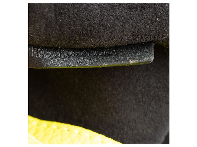 Borsa Remington in pelle goffrata Burberry Giallo - vista 6