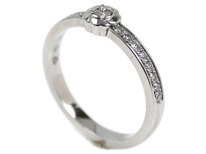 Timeless Chanel Camelia Pt950 Platin-Diamantring Silber Metallisch - Ansicht 2