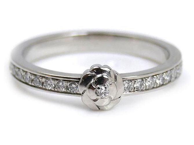 Timeless Chanel Camelia Pt950 Platin-Diamantring Silber Metallisch - Ansicht 3