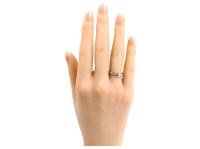 Timeless Chanel Camelia Pt950 Platin-Diamantring Silber Metallisch - Ansicht 7