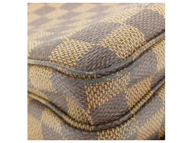 Borsa a Spalla Naviglio Damier Louis Vuitton Marrone - vista 2