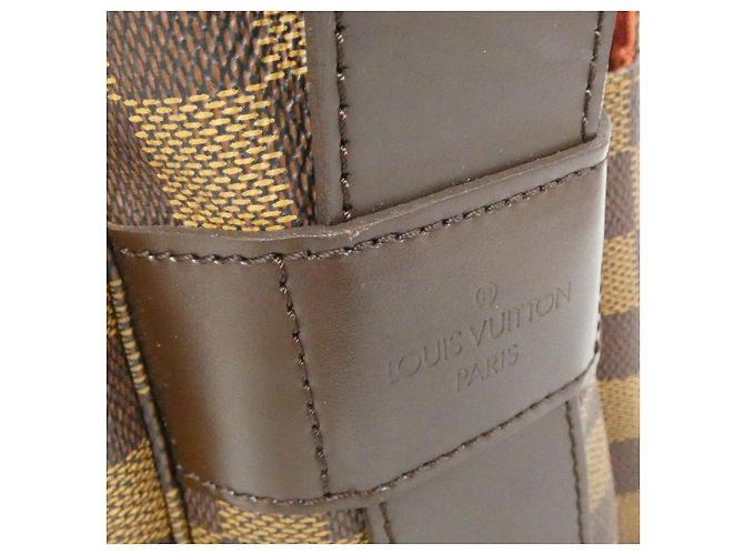 Borsa a Spalla Naviglio Damier Louis Vuitton Marrone - vista 3